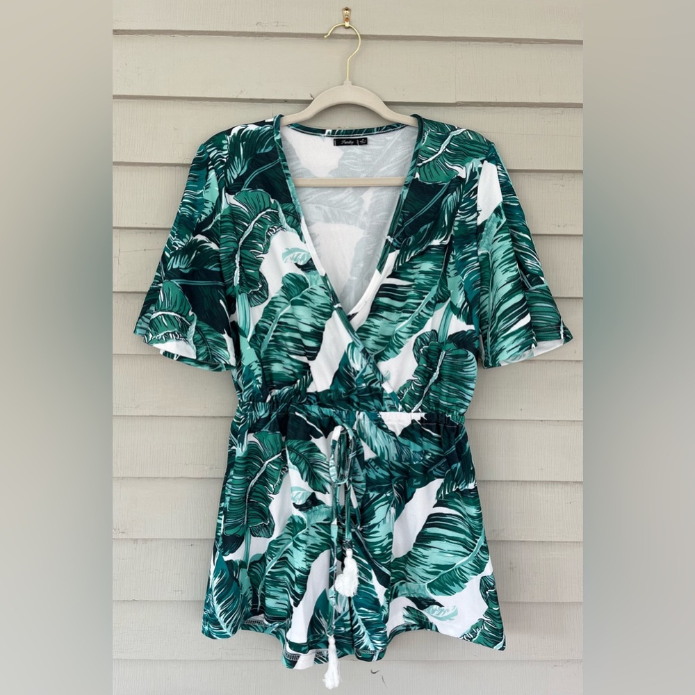 Tropical Pattern Romper